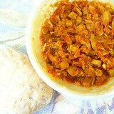 肉なし！根菜のドライカレー♪